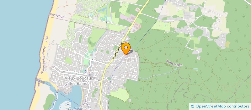 localisation de l'entreprise K & D HOME  VIEUX-BOUCAU-LES-BAINS