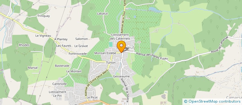 localisation de l'entreprise K.D.J.  SALLEBUF