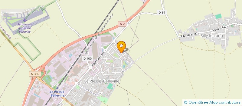 localisation de l'entreprise K.D LUXURY SERVICE  LE PLESSIS-BELLEVILLE