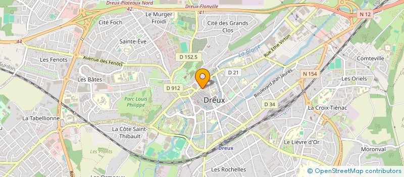 localisation de l'entreprise K.D.O.R BUSINESS  DREUX