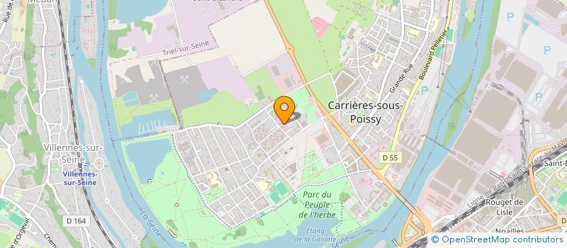 localisation de l'entreprise K.D.Y  CARRIERES-SOUS-POISSY