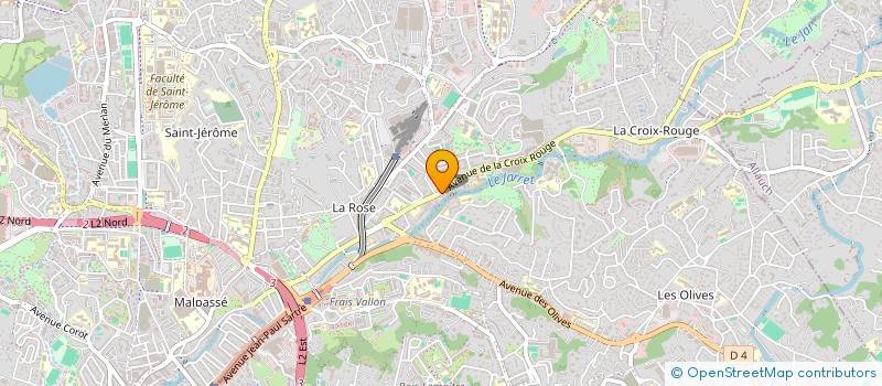 localisation de l'entreprise K'DANCE  MARSEILLE