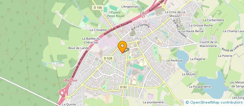 localisation de l'entreprise K DANSE  LIFFRE