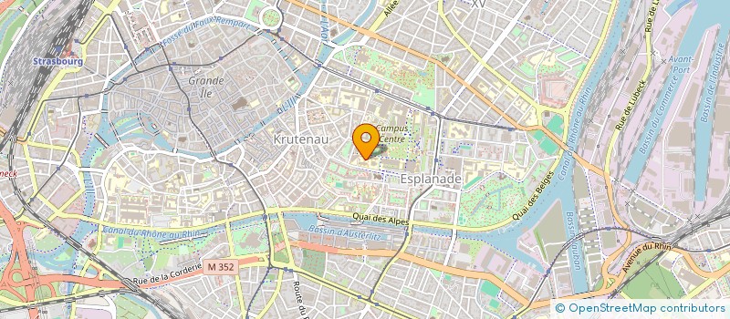 localisation de l'entreprise K-DANSE à STRASBOURG