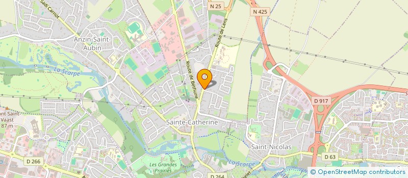 localisation de l'entreprise K'DANSE  SAINTE-CATHERINE