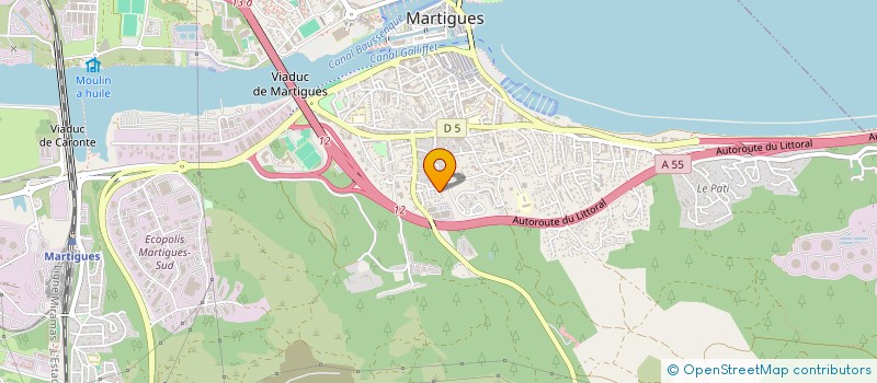 localisation de l'entreprise K'DANSE  MARTIGUES