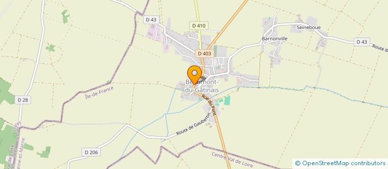 localisation de l'entreprise K DANSE DE BEAUMONT  BEAUMONT-DU-GATINAIS