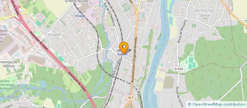 localisation de l'entreprise K'DANSES à CORBEIL-ESSONNES