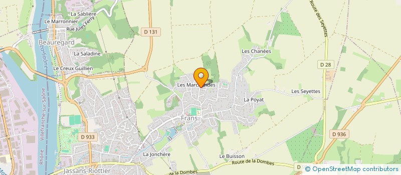 localisation de l'entreprise K'DANSONS NOS RACINES à FRANS