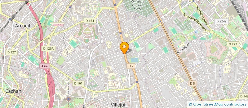 localisation de l'entreprise K-DATA CONSULTING  VILLEJUIF