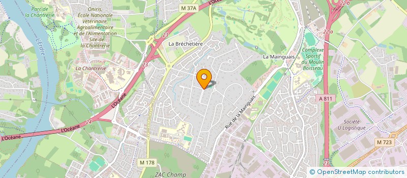 localisation de l'entreprise K' DAUTEL  CARQUEFOU