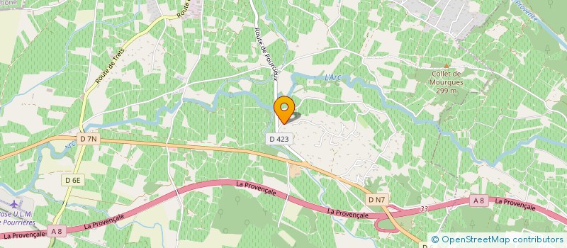 localisation de l'entreprise K'DAVESKI  POURRIERES