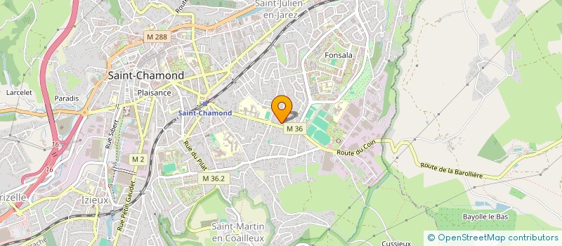 localisation de l'entreprise K-DEA  SAINT-CHAMOND