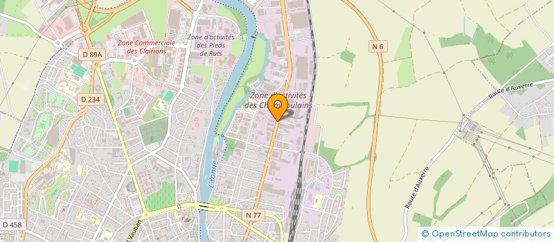 localisation de l'entreprise K. DELAGNEAU à AUXERRE