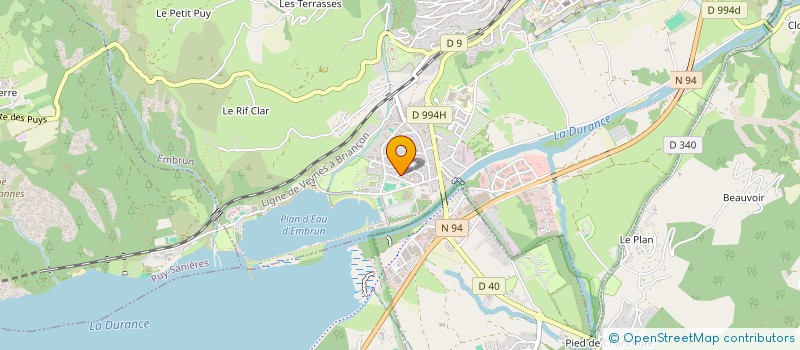localisation de l'entreprise K DISTRIBUTION à EMBRUN