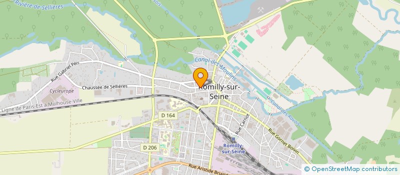 localisation de l'entreprise K-DIX à ROMILLY-SUR-SEINE
