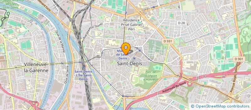 localisation de l'entreprise K.DJATEX à SAINT-DENIS