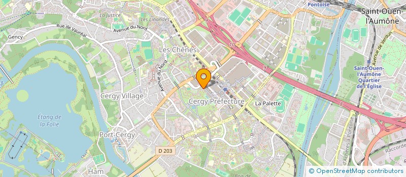 localisation de l'entreprise K-DOM CONSULTING  CERGY