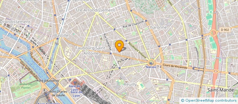 localisation de l'entreprise K.E.E.  PARIS