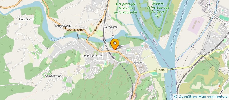 localisation de l'entreprise K.E.L. COULEURS  VIVIERS