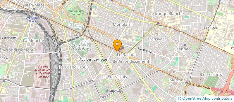 localisation de l'entreprise K.E.L.L.  LYON