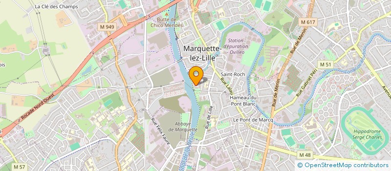 localisation de l'entreprise K.E LOCATION  MARQUETTE-LEZ-LILLE