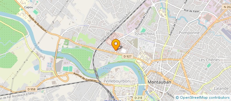 localisation de l'entreprise K.E.M.J.  MONTAUBAN