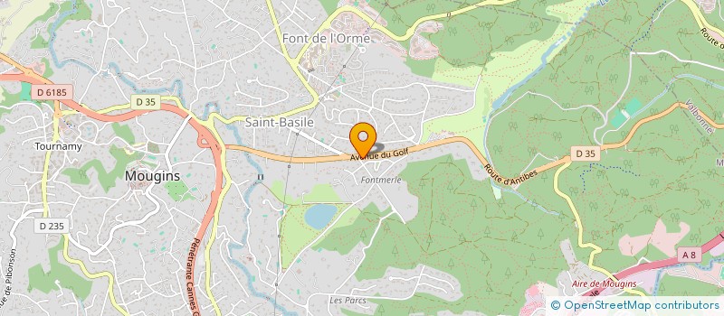 localisation de l'entreprise K.E.N. à MOUGINS