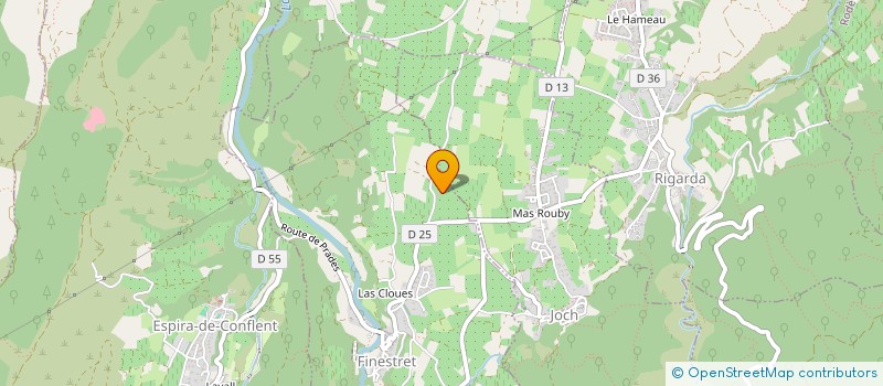 localisation de l'entreprise K-E NEVYLLO  FINESTRET