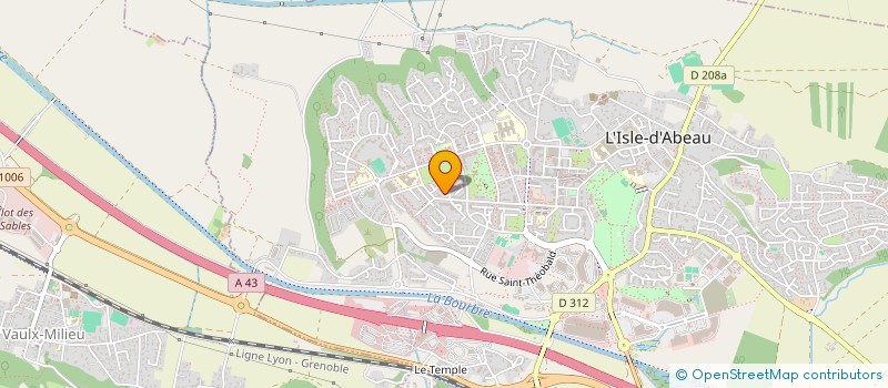 localisation de l'entreprise K.E.S ELECTROMENAGER  L'ISLE-D'ABEAU