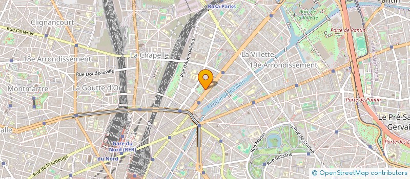 localisation de l'entreprise K E SERVICES  PARIS