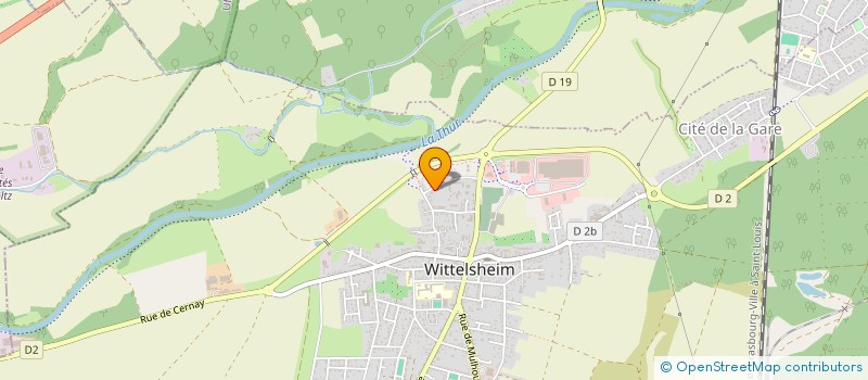 localisation de l'entreprise K'EL DRESS  WITTELSHEIM