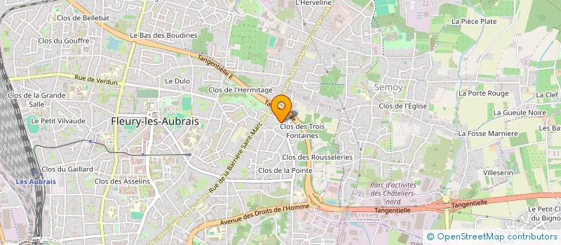 localisation de l'entreprise K-ELEC 45 à ORLEANS