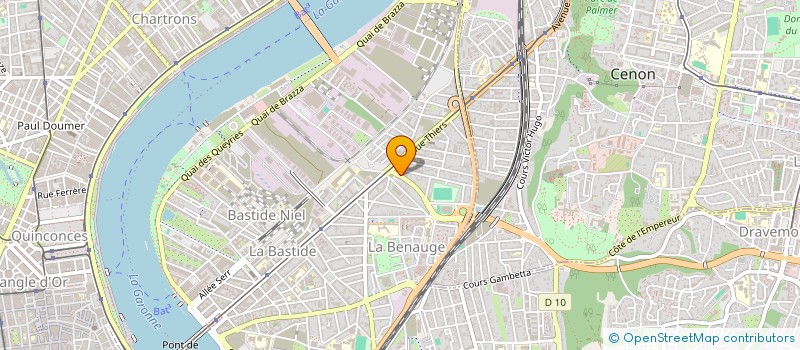 localisation de l'entreprise K ELECTRICITE à BORDEAUX