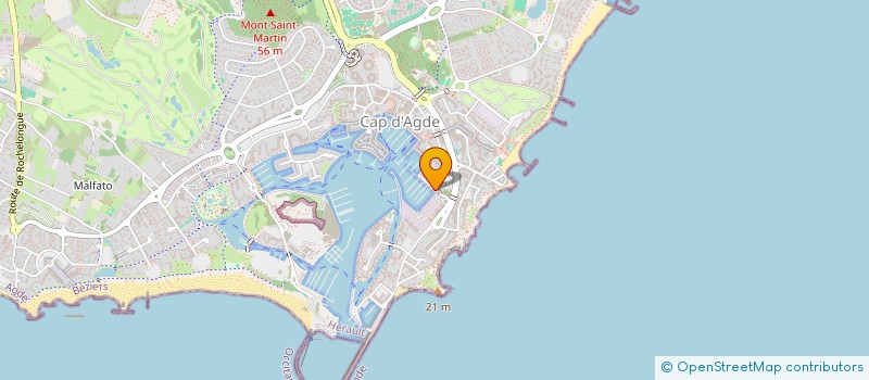 localisation de l'entreprise K.ELECTRICITE SERVICE  AGDE