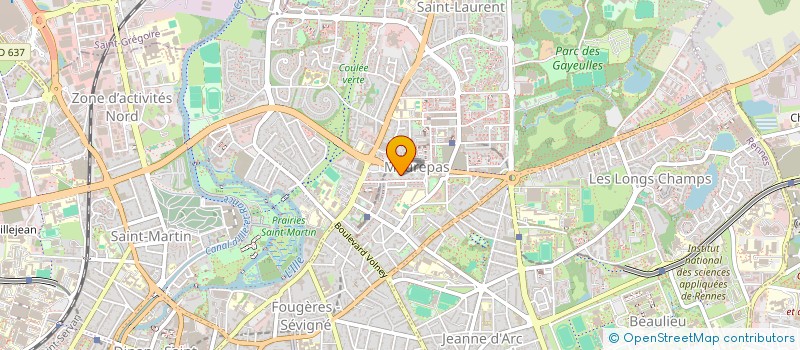 localisation de l'entreprise K'ELKA à RENNES