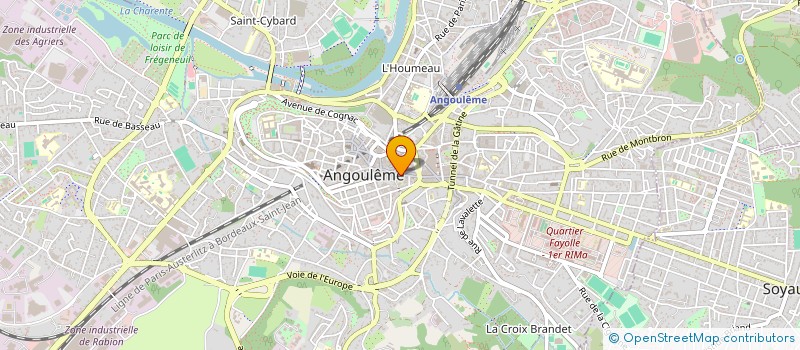localisation de l'entreprise K.ELODIE à ANGOULEME