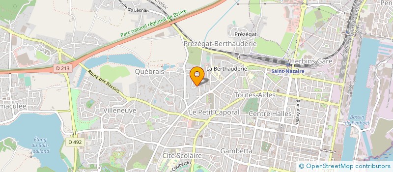 localisation de l'entreprise K'ENTREL  SAINT-NAZAIRE