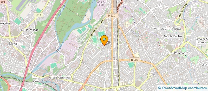 localisation de l'entreprise K ET B VTC à ANNECY