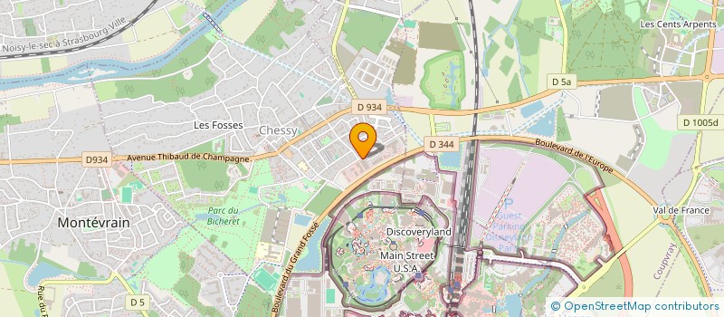 localisation de l'entreprise K ET F CONTROLE TECHNIQUE  CHESSY