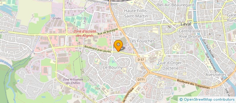 localisation de l'entreprise K ET J LEGRAS à LAVAL