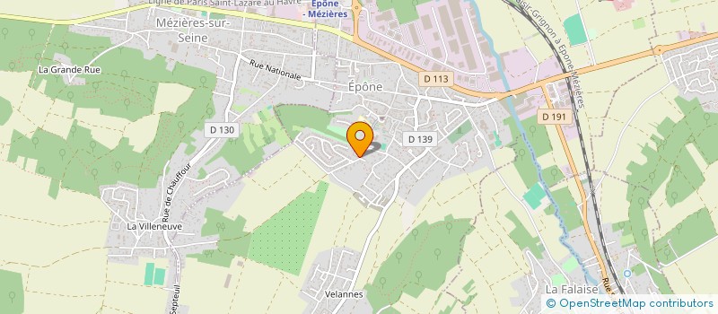 localisation de l'entreprise K ET K ETC  EPONE