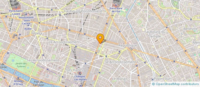 localisation de l'entreprise K ET M ASSOCIES  PARIS