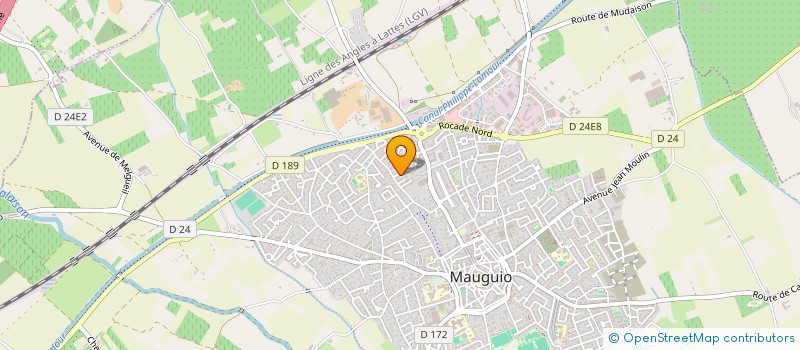 localisation de l'entreprise K ET P  MAUGUIO