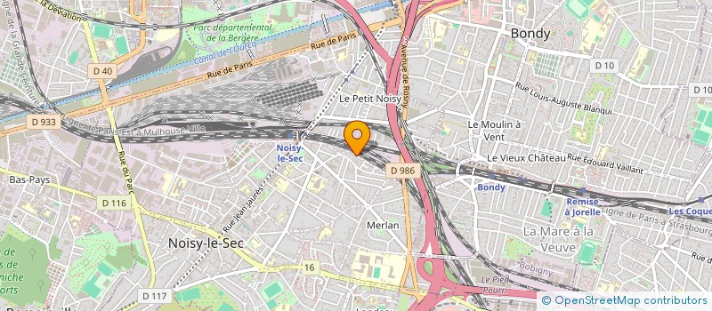 localisation de l'entreprise K ET S AGENCEMENT à NOISY-LE-SEC