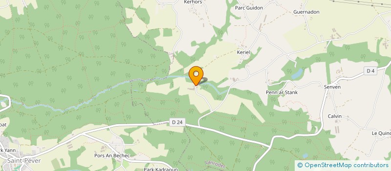 localisation de l'entreprise K ET SJ LE PAVEC à LANRODEC