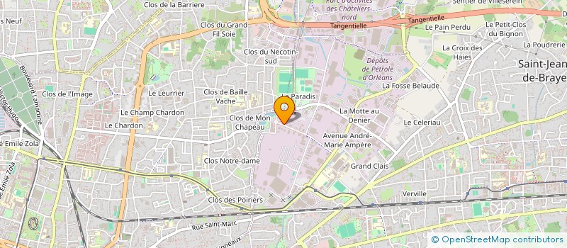 localisation de l'entreprise K-ETANCHE à SAINT-JEAN-DE-BRAYE