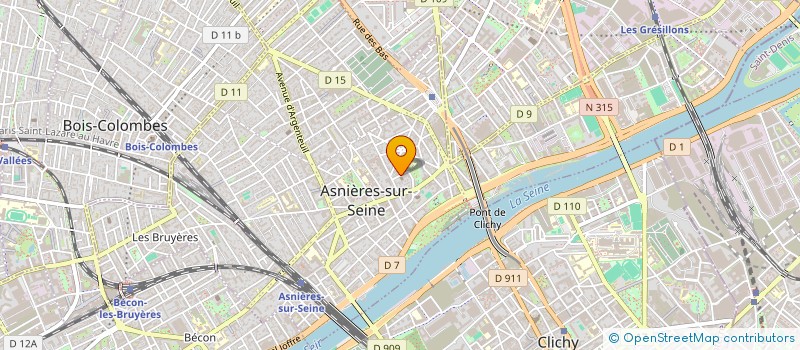 localisation de l'entreprise K.EVENT FORCE à ASNIERES-SUR-SEINE