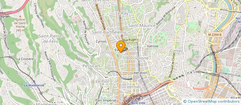 localisation de l'entreprise K-EXCLUSIVE à VILLENEUVE-LOUBET