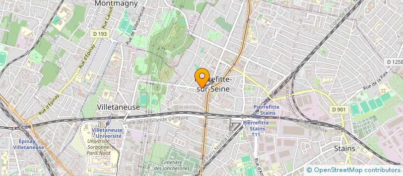 localisation de l'entreprise K EXPRESS à PIERREFITTE-SUR-SEINE